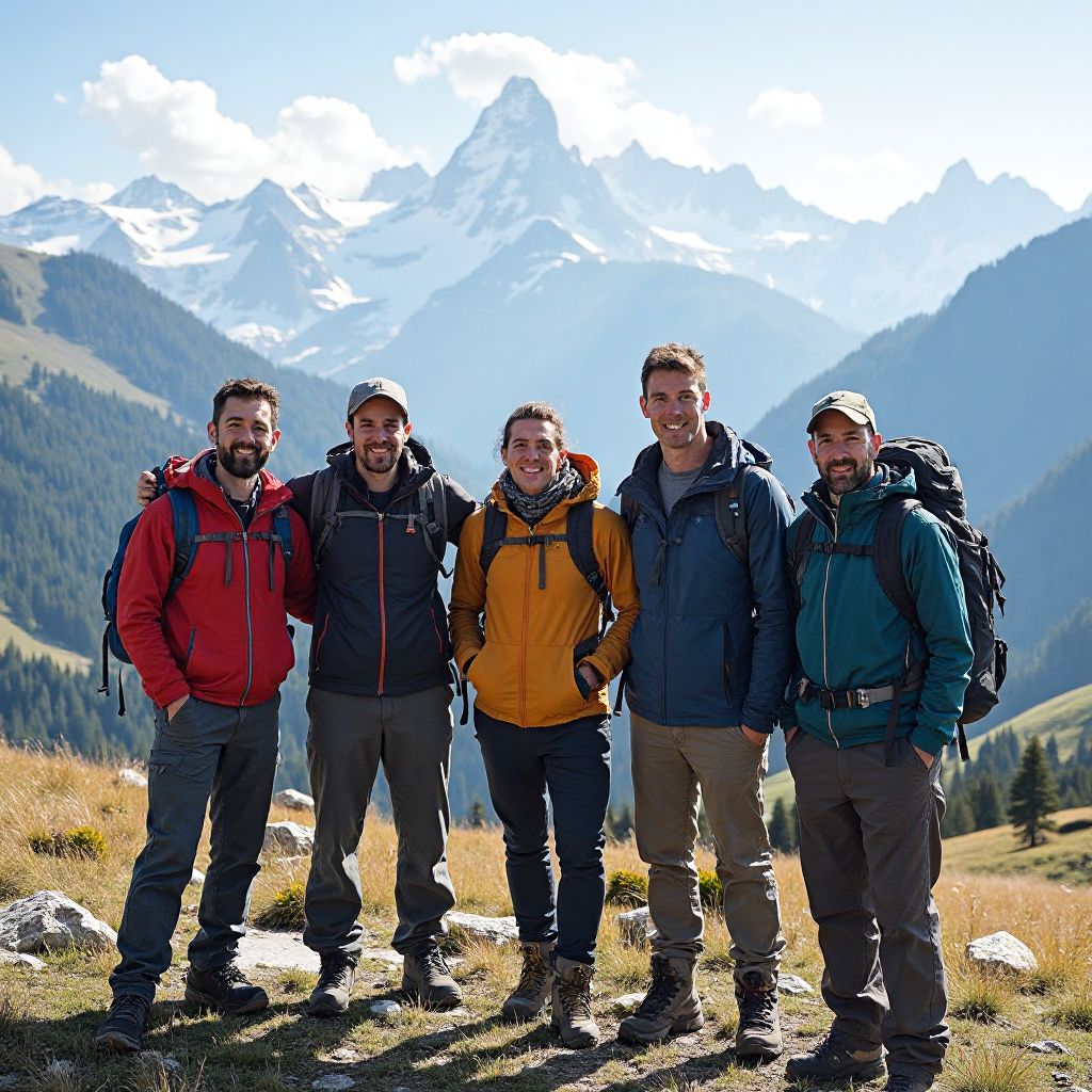 Echipa noastră în munții Bucegi