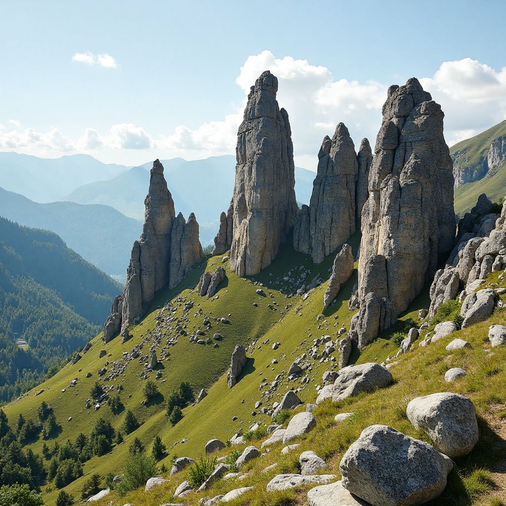 Formațiunile Babele din Parcul Natural Bucegi